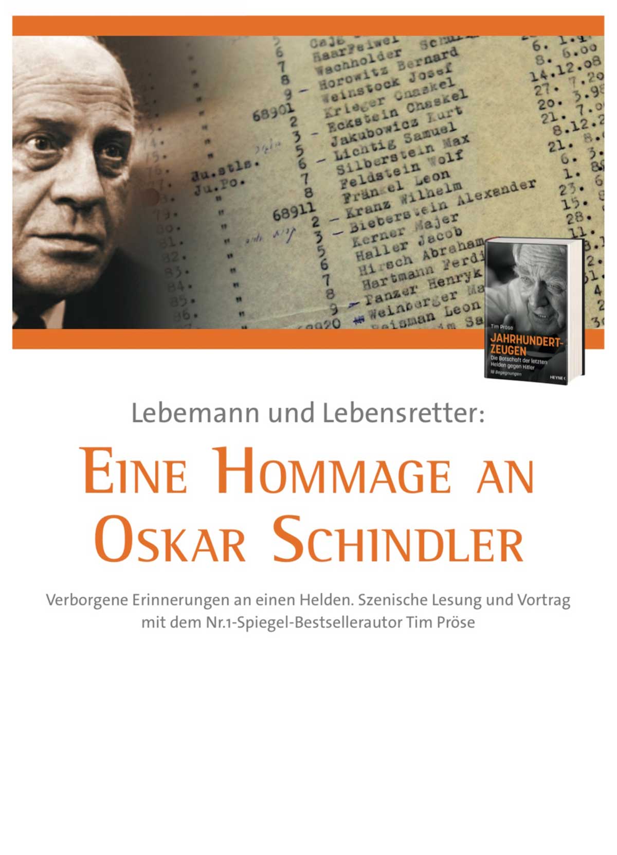 Eine Hommage an Oskar Schindler
